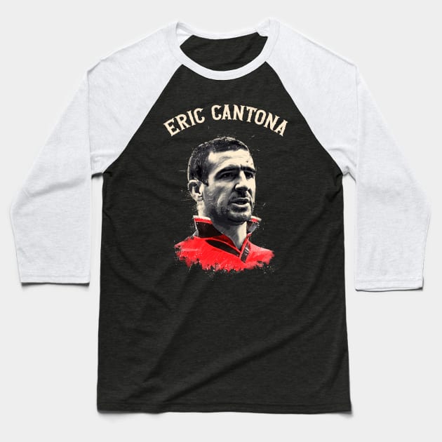 Eric Cantona Baseball T-Shirt by Yopi